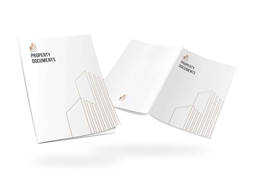 Peleman (Unibind) Thermal Binding Soft Covers – 40-Pack Flexible Binding Covers for Reports, Documents & Notebooks – No Spiral or Comb Required – Fast Finish (White, Spine Capacity: 40 Sheets Max)