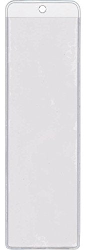 StoreSMART - Bookmark Covers/Holders with Tassle Hole - Clear Plastic - 50-Pack - Made in USA - BMK9071-50