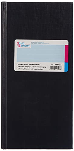 König & Ebhardt 8613423 Column Account Book with Fixed Head, Binding, 1 Spiral, Grey