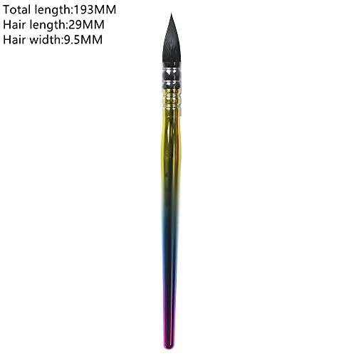 JSEIAJB 1 Set of Watercolor Brushes with Wooden Handles