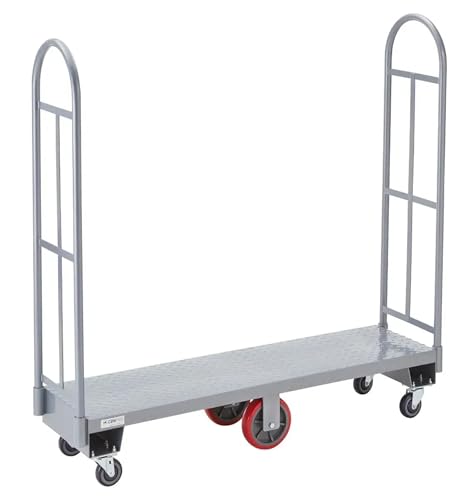 CenPro 16"x48" Heavy Duty U-Boat Utility Cart, 2000 lb. Capacity (32L-141)