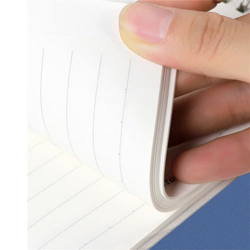 ASWRTYJO PP Cover Notebook Coil Book Flipped Horizontal Line A7 Student