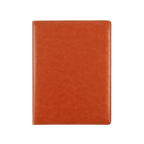 Filing Envelopes A5 Multifunctional Leather Business Contract Folder with Pen Insert Meeting Pad Office Supplies Plastic Folders(Brown)
