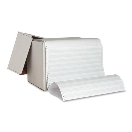 Sparco 02182 Computer Paper,20 lb,1Prt,14-7/8-Inch x8-1/2-Inch,2600/CT,1/2-Inch GN Bar