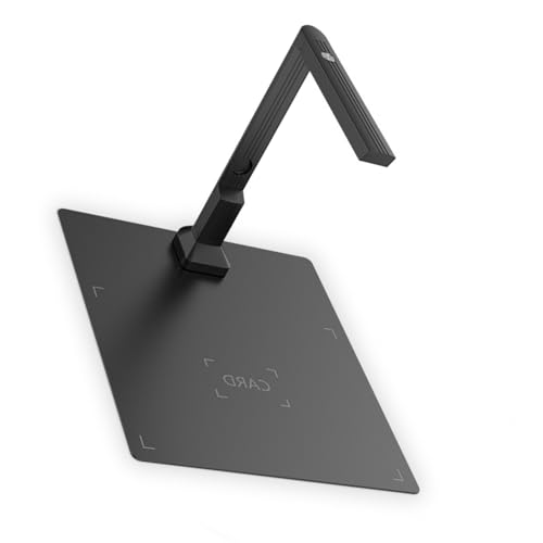 JINPIAOPIAO Portable 16MP Document Scanner with OCR for Paper Fast Scanning and Foldable Design USB Plugs Play