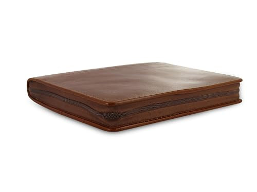 Filofax Lockwood A5 Zip Leather Organiser - Cognac