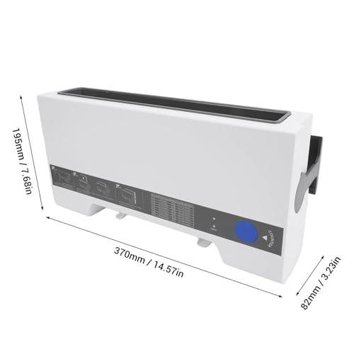 Binding Machine, A4 A5 Paper Binding Machine Ceramic 280 Sheets Capacity Book Binder Business Documents Home Office School Projects(White)