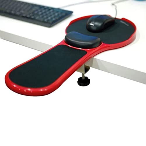 ALCKO Premium Adjustable Computer Wrist Rest Armrest - Desk and Chair Dual Purpose Attachable Home&Office Computer Arm Support