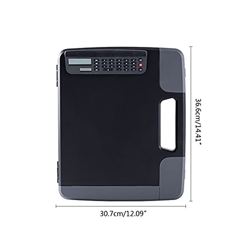 Filing Envelopes Portable Files Document Clipboard Storage Case Organizer with Calculator Multifunctional Holder Office Supplies Plastic Folders