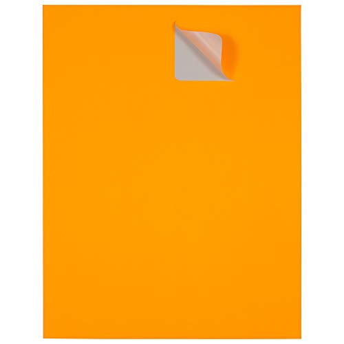 JAM PAPER Shipping Address Labels - Standard Mailing - 2 x 4 - Neon Fluorescent Orange - 20 Packs of 120