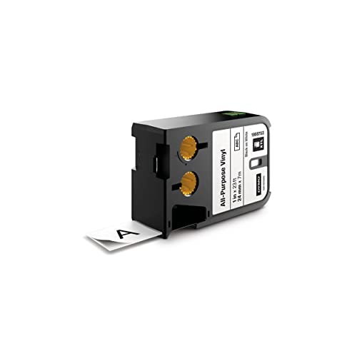 DYMO All-Purpose Labels for DYMO XTL Label Makers, Black on White, 1" (24mm)