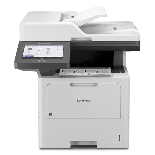 Brother MFC-L6810DW Enterprise Monochrome Laser All-in-One Printer, Large Paper Capacity, Wireless Networking, Advanced Security Features, Duplex Print, Scan, and Copy (Renewed Premium)