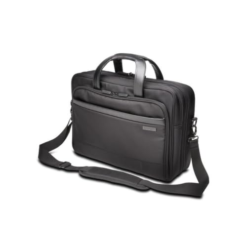 Kensington K60386EU Laptop Briefcase, Contour 2.0 15.6 Inch Business Laptop Briefcase, Medium Shoulder Bag for Laptops & Tablets, Water Resistant Secure Bags for Men & Women, Hand Luggage, Travel Bag
