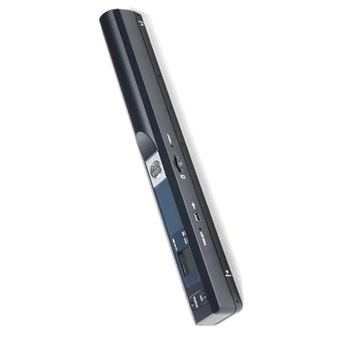Document Camera, Portable Scanner 900DPI Handheld A4 Document LCD Display Supports JPG/PDF Formats for Books & Images for Live Demo, Distance