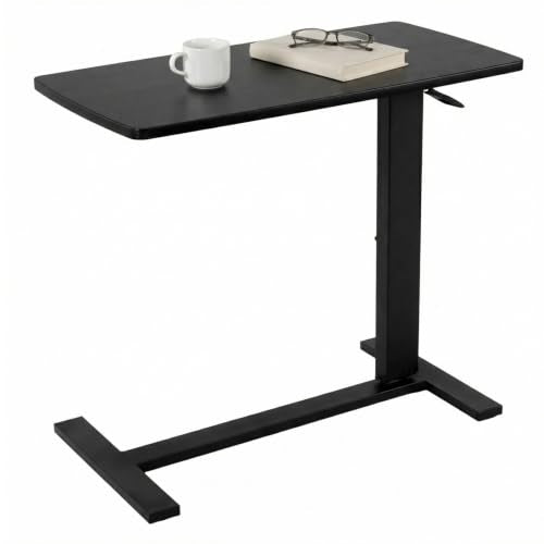 Pneumatic Lap Desks with Wheels 27.56-37.4in Adjustable Height