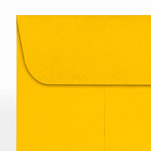 LUXPaper #1 Coin Envelopes | 2 1/4" x 3 1/2" | Sunflower Yellow | 80lb. Text | 500 Qty