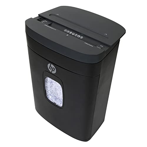 HP - Micro Cut Paper Shredder, 14-Sheet with Slide Top for Office