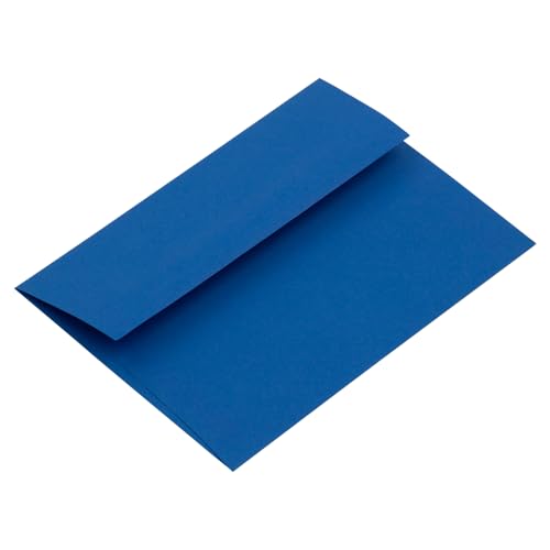 JAM PAPER A6 Premium Invitation Envelopes - 4 3/4 x 6 1/2 - Presidential Blue - Bulk 500/Box