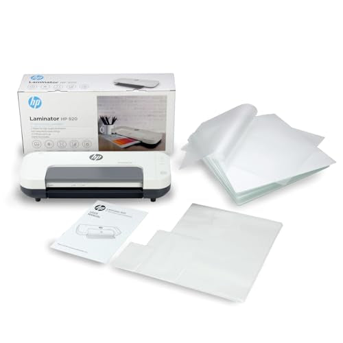HP - Hot & Cold Thermal Laminator Kit, 9.2-Inch with 100 Pouches