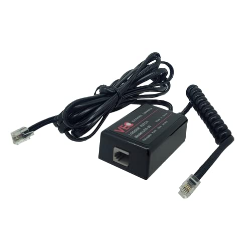 VEC LRX-30 Logger Patch for Telephone handset, 7ft Cord, RJ-11 Plug