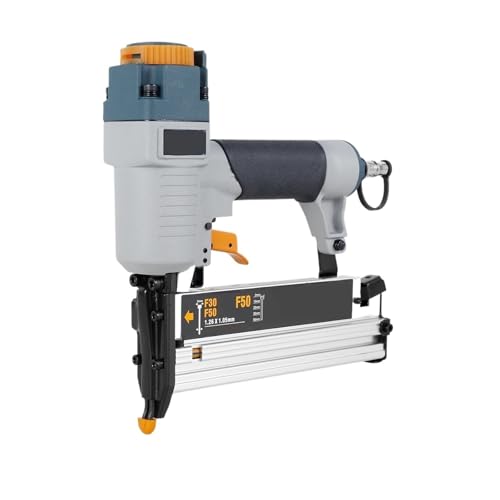 Oil-Free Pneumatic Staple Gun Pneumatic Nail Gun Woodworking Pneumatic Nail Tool T50 F50 440K 16Ga/18Ga Pneumatic Nail Gun