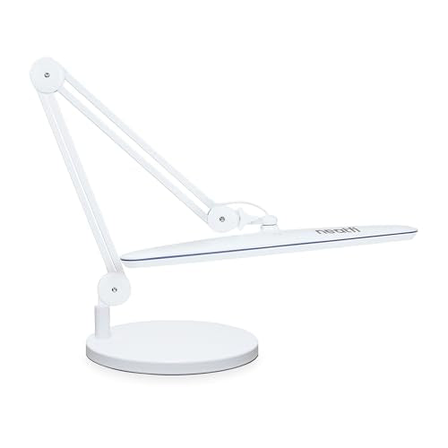 Neatfi 2200LM 24W LED Desk Lamp w/Base, Non-CCT 23-Inch Wide Head (White)