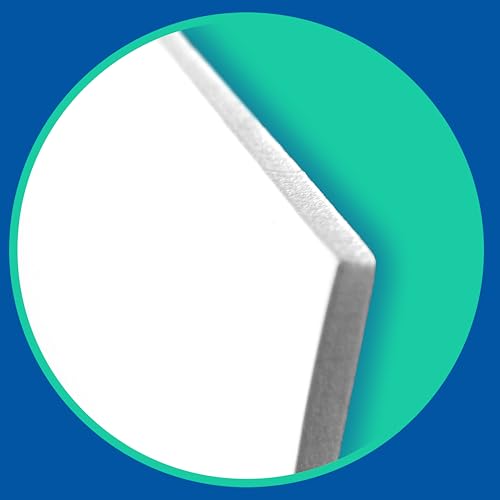 Flipside Products White Foam Board 20” x 30” - Premium Double-Sided with White Foam Core, 3/16" Thick - Photography Mounting, Art Projects, Presentations, Display & Signage – Pack of 40