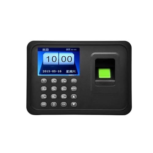 MHJKHG Clocking in Machine, Time Clock,Attendence Machine A6 Biometric Attendance System USB Fingerprint Reader Time Clock