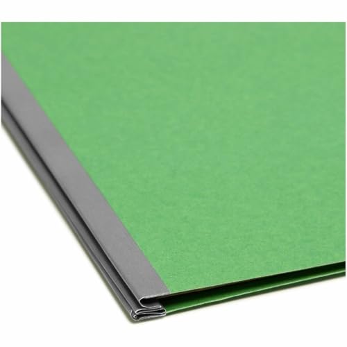 Smead Classification Folders, 2 Divider, Legal, 10/BX, Green