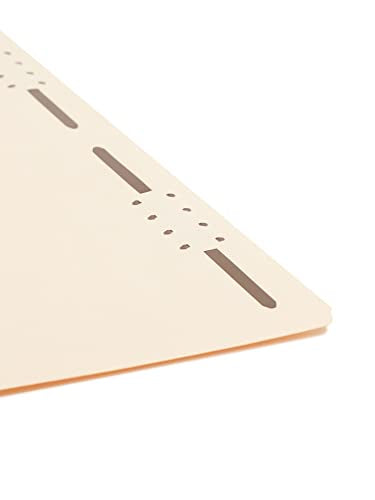 Smead Fastener File Folder, 2 Fasteners, Reinforced 1/3-Cut Tab Right Position, Legal Size, Manila, 50 per Box (19538)
