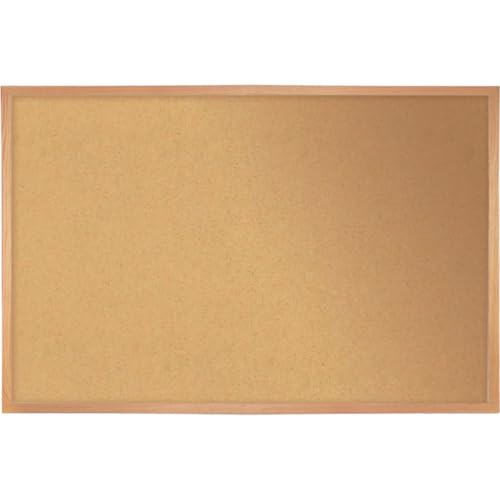 4 x 5 ft. Natural Cork Oak Wood Frame Bulletin Board