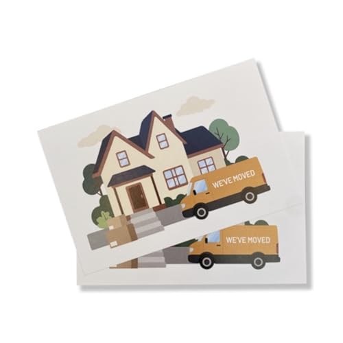 Mountain Valley Printing We are Moving Postcards, New Home Address Cards, Keep in Touch, Change of Address | 4" x 6" (1000)