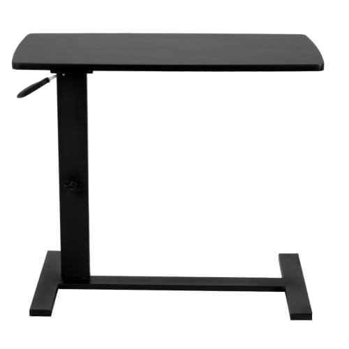 Pneumatic Lap Desks with Wheels 27.56-37.4in Adjustable Height
