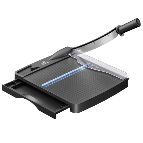 12 Inch Heavy Duty Paper Cutter, Guillotine Paper Trimmer