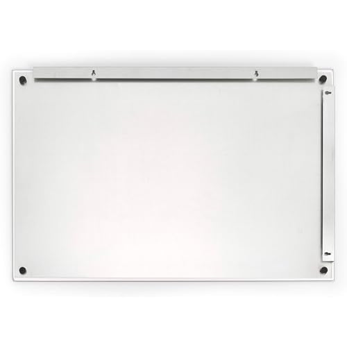 Magnetic Glass Board - Wall Planner - Magnetic Board for Notes - 60 x 40 cm, Black