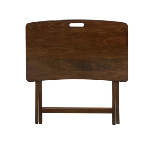 American Trails Arizona Folding Table with Solid American Hardwood - Walnut