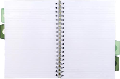 Pukka Pad Haze B5 Notebook – Pack of 12 Wirebound Notebooks with 5 Repositionable Dividers with Storage Pockets and Tabs for Organisation and Personalisation – 200 Pages, 100 Sheets of 80GSM Paper