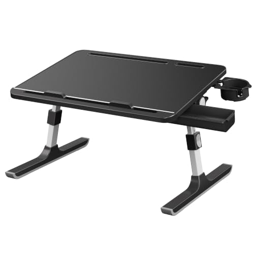 SONGMICS HOME Lap Desk, Height & Angle Adjustable Laptop Stand for Bed