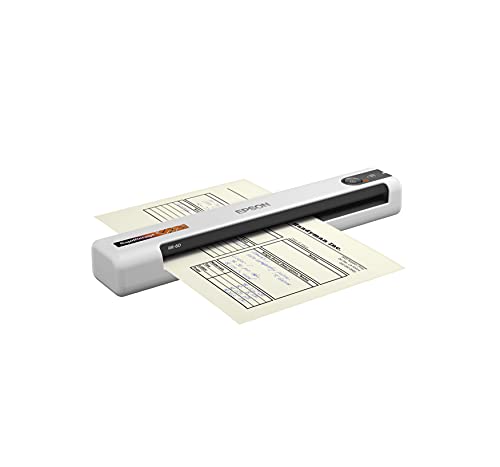 Epson RapidReceipt RR-60 Compact Mobile Document Scanner Receipt