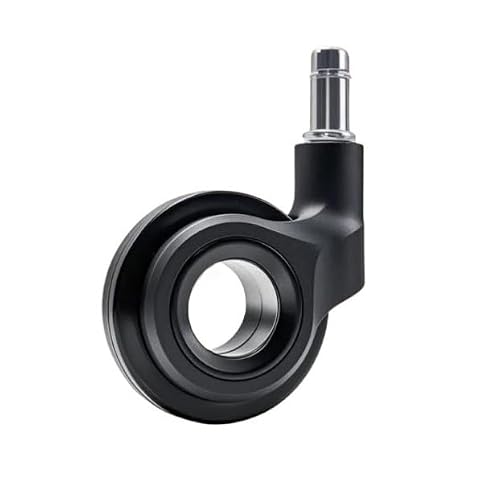 Compatible for Herman Miller Aeron, 5 Anti-Tangle Swivel Chair Casters Universal Hollow Wheel Plug-in Office Chair Rollers(M8x15mm-Brake)