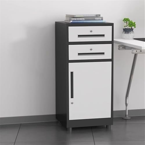 Cabinet File Cabinet Multifunctional Filing Cabinet Double Drawer Steel Bookcase for Balcony Storage Cabinet for Office with Locking Cabinet Filing Cabinets Office(Mu