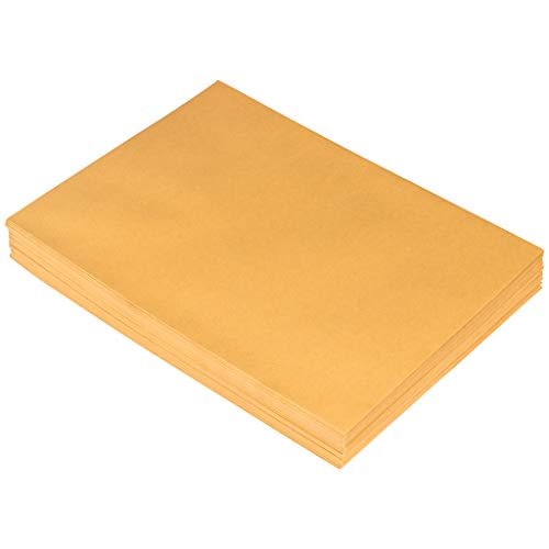 JAM PAPER 9 x 12 Open End Catalog Premium Envelopes with Peel and Seal Closure - Brown Kraft Manila - Bulk 500/Carton