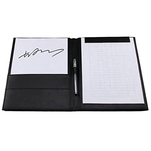 Pu Leather A4 Writing Clipboard Business Notepad Clip Boards Meeting Conference Document Organizer File Folders Paper Resume