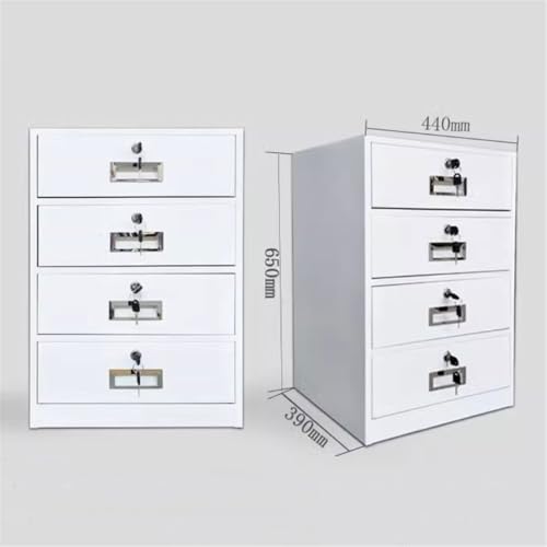 Cabinet File Cabinet Small Short Cabinet with Lockable Drawer Under Desk Activity Cabinet 4 Drawer Data Office Cabinet Small Bedside Cabinet Ga