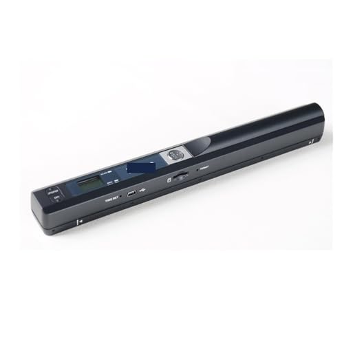 Document Camera, Document Scanner Portable Handheld, 900DPI Mobile HD Color A4 Book Photo, Supports JPEG and CPF Formats to Improve Efficiency for Live Demo(Black)