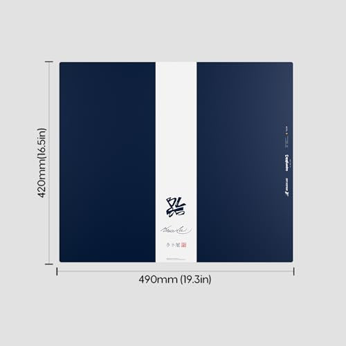 Pulsar Gaming Gears Superglide Glass Pad v3 Glass Mouse Pad, XL, Navy