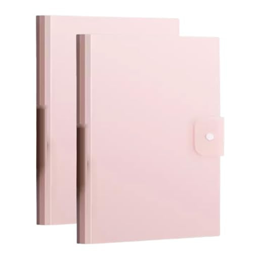 2 Pcs A3 Display Folder 30 Pocket,Presentation Project File Folder for Document Classification/Pink(Pink)
