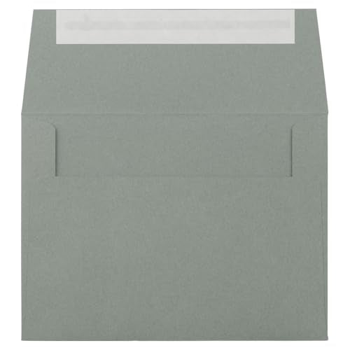 LUXPaper A6 Invitation Envelopes | 4 3/4" x 6 1/2" | Slate Gray | 70lb. Text | 1,000 Qty