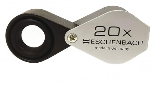 Eschenbach 1184-20 Hand-held Technical Achromatic Magnifier, 20x Magnification, 17mm Lens Diameter