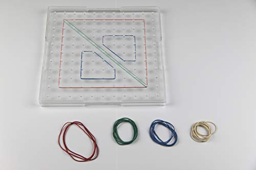WISSNER® active learning - Geometry board transparent 23 cm - RE-Plastic°